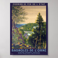 Bagnoles-de-l'Orne Poster vintage 1922