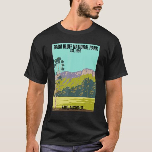 Bago Bluff Nationaal Park Lover Australia Souvenir T-shirt (Voorkant)