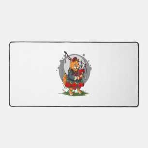 Bagpipe Chat Jouer Bagpipes Musique écossaise Chat