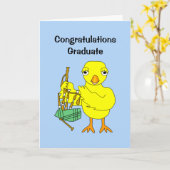 Bagpipe Chick Kaart (Gele Bloem)