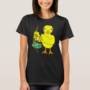Bagpipe Chick T-shirt
