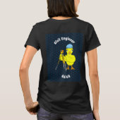 Bagpipe Chick Tekst T-shirt (Achterkant)