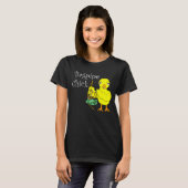 Bagpipe Chick Tekst T-shirt (Voorkant volledig)