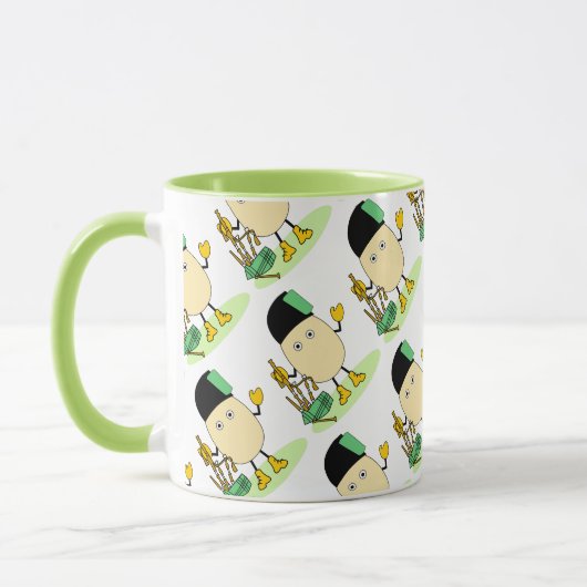 Bagpipe Egghead Mug (Gauche)