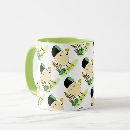 Bagpipe Egghead Mug (Devant gauche)