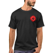 Bagpipe Fireman Rescue T-Shirt