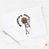 Bagpipe Nut Ronde Sticker (Envelop)