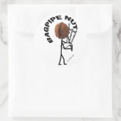 Bagpipe Nut Ronde Sticker (Tas)