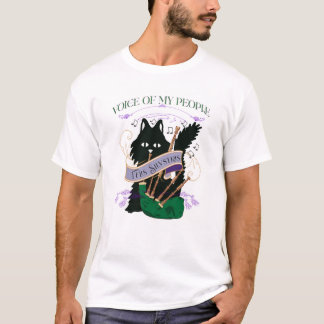 Bagpipe op T-shirt