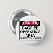 Bagpipe Operating Area Ronde Button 5,7 Cm (Voorkant /achterkant)