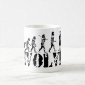 Bagpipe Pipers Bagpiper Musical Evolution Art Koffiemok (Center)