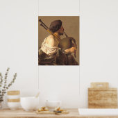 Bagpipe Player - H. ter Brugghen Fine Art Poster (Keuken)