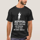 Bagpipe Scottish Music Player Funny Gift T-shirt (Voorkant)