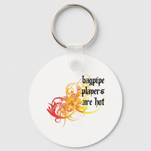 Bagpipe-spelers zijn hot sleutelhanger (Voorkant)