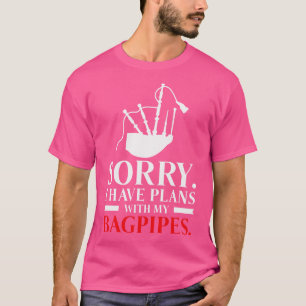 Bagpiper Bagpiping Scotsman Musician Play T-shirt