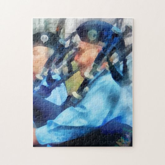 Bagpiper Closeup Legpuzzel (Verticaal)