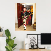 Bagpiper Poster (Thuiskantoor)