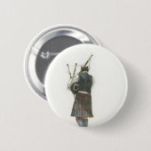 Bagpiper Ronde Button 5,7 Cm (Voorkant /achterkant)