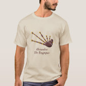 Bagpiper T-shirt (Voorkant)