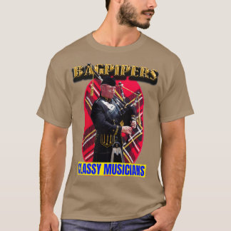 Bagpipers Classy Musicians 15 T-shirt
