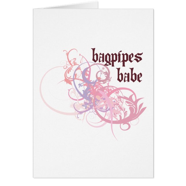 Bagpipes Babe (Voorkant)