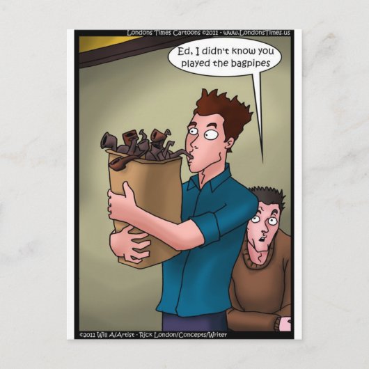 Bagpipes Drôle Cadeaux Tee - shirt Cartes de Mugs (Devant)