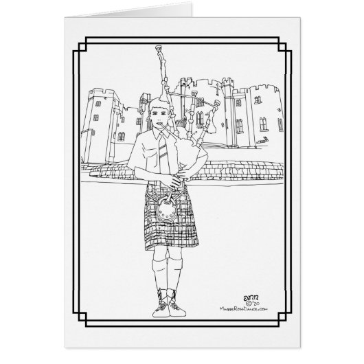 Bagpipes écossais (Devant)