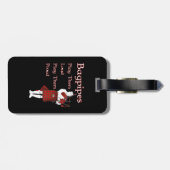 Bagpipes Speel ze luid Bagagelabel (Achterkant horizontaal)