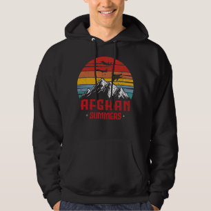 Bagram Air Base Airfield USAF Afghanistan Distress Hoodie