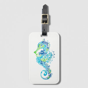 Bagtag-Zeepaardje Bagagelabel