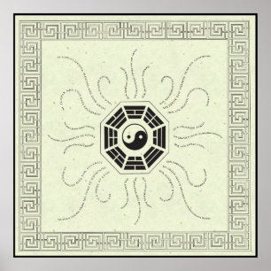 Bagua met bevonden poster