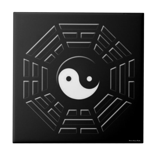 Bagua Tile Tegeltje (Voorkant)