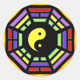 Bagua Yin Yang Gifts Ronde Sticker