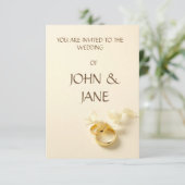 Bague avec carte à ruban (Debout devant)