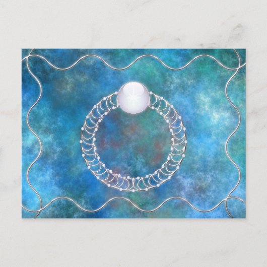 Bague de carte postale d'eau (Devant)