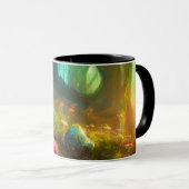 Bague de champignons sur Mug classique (Devant droit)