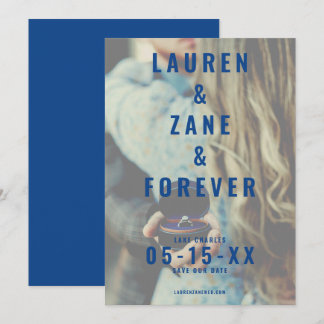 Bague de fiançailles Enregistrer la carte de date