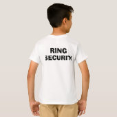 Bague de Mariage de sécurité Bearer TShirt (Dos entier)