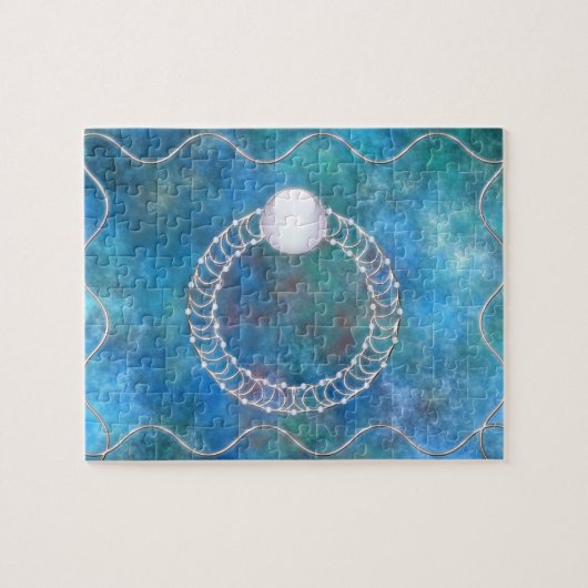 Bague de Puzzle d'eau (Horizontal)