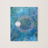 Bague de Puzzle d'eau (Vertical)
