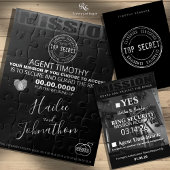 Bague de sécurité Photos cachées Puzzle Invitation