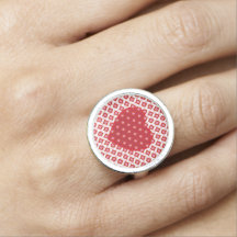 Image du Coeur Rouge recouverte de diamants