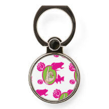 Jolies filles roses et vertes