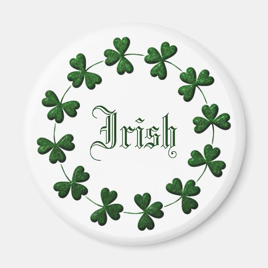 Bague shamrock Irish Magnet (Devant)
