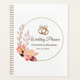 Bagues de mariage élégantes en or personnalisées