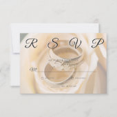 Bagues de mariage Simple Elégant Minimaliste Carte (Devant)