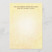 Bagues mariages Sur La Carte Du Programme Plage (Dos)