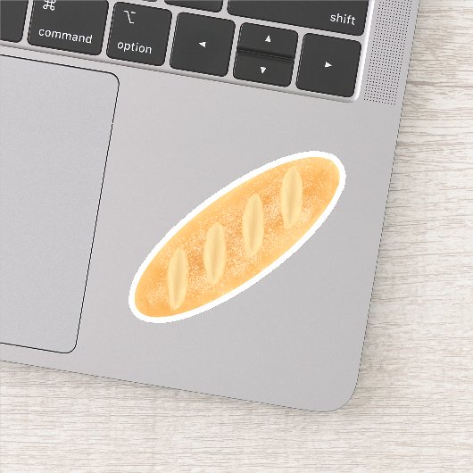 Baguette Bread Loaf Sticker (Detail)
