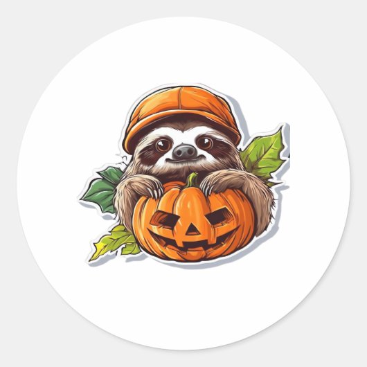 Baguette classique Halloween Halloween Sticker (Devant)