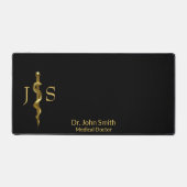 Baguette d'Asclepius Classy Médicale Gold en blanc (Recto)